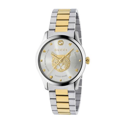 gucci women's watch silver double g|Gucci bezel watches for women.